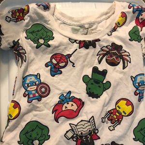 Short sleeve marvel shirt
